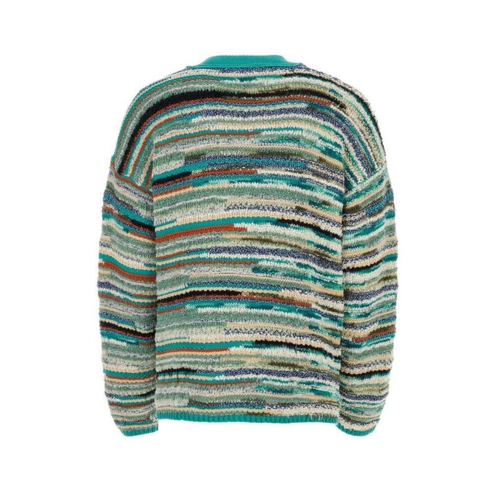 ALANUI Men's Intarsia Knit Cardigan Men PRINTED Sweaters & Cardigans